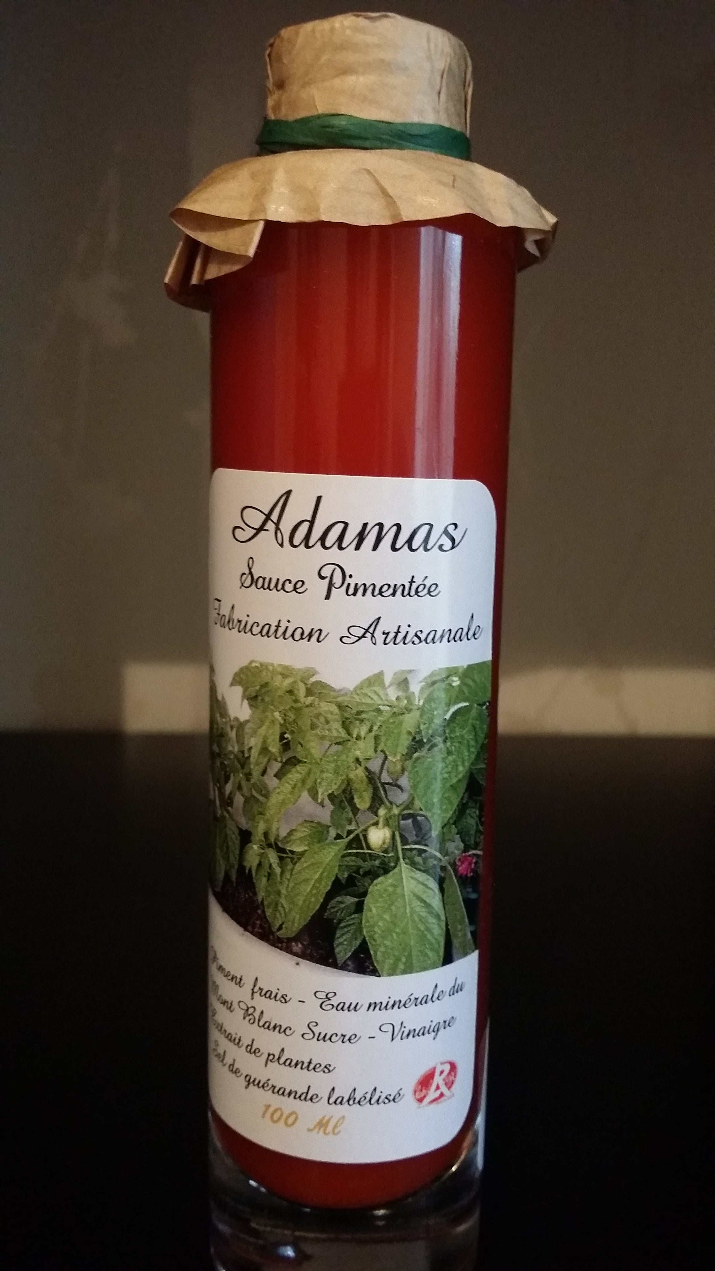 Sauce pimentée Rouge_Jaune  flacon de 100 ml