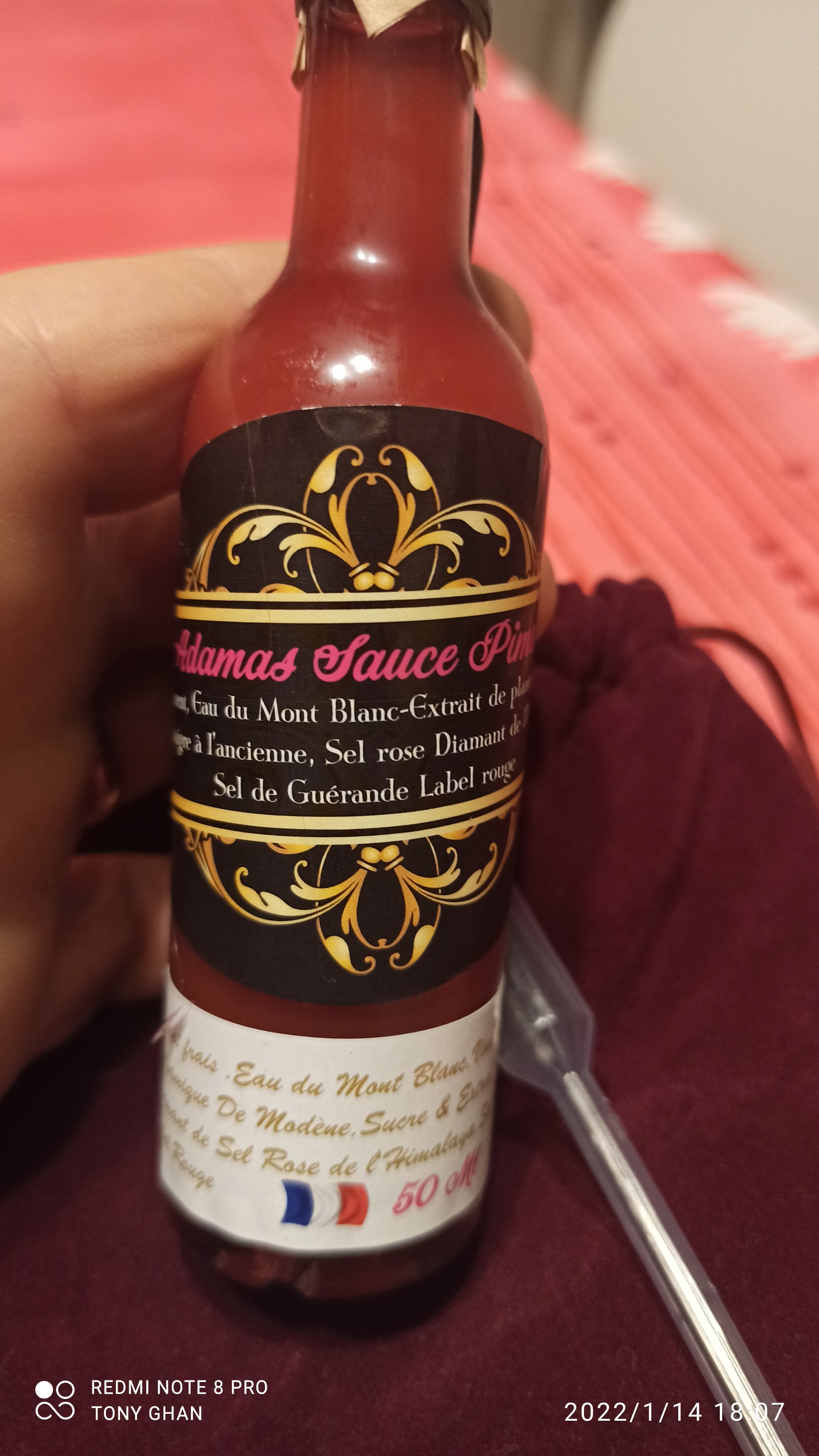 Sauce pimentée couleur chocolat 50 ML offre limité